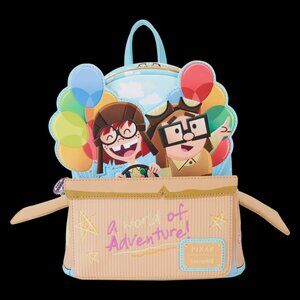 NWT Loungefly Disney Parks Excl. 15th Ann. Pixar UP Spirit of Adventure Backpack